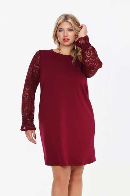 VALENCIA Csipkés Ujjú Ruha