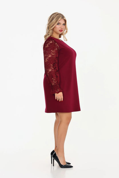 VALENCIA Csipkés Ujjú Ruha